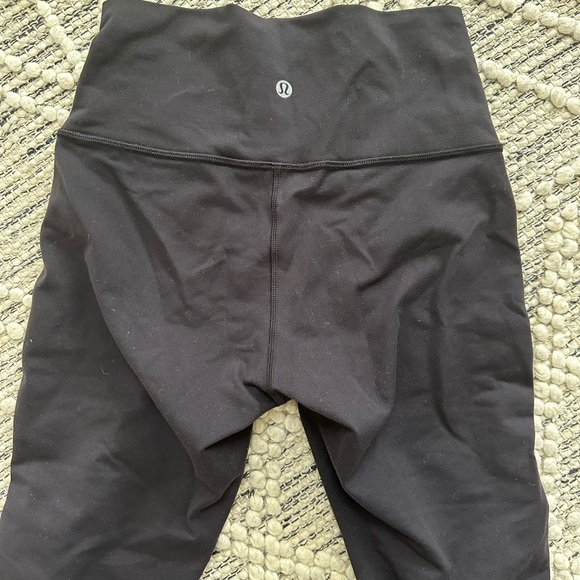 Lululemon Wunder Under Pant High Rise Tech Mesh in Black Size 6 - Picture 7 of 8